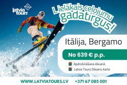 Atpūtas un ceļojumu piedāvājumi 03.02.2026 - 10.02.2026 Itālijas Alpi gaida! Latvia Tours - Jēkabpils